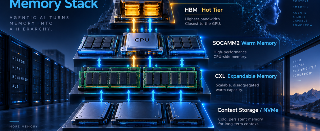 Agentic AI Changes the Memory Trade: HBM Is Only the Hot Tier