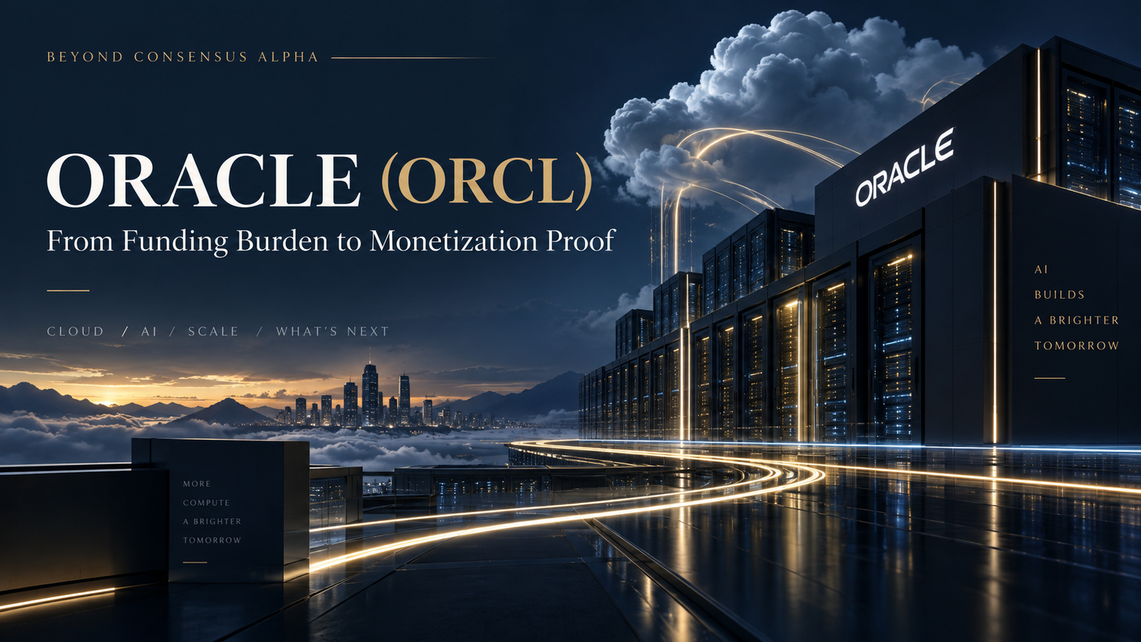 Oracle (ORCL): From Funding Burden to Monetization Proof